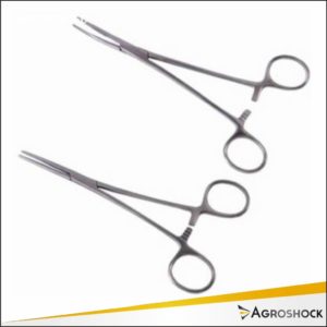 Pinça Kelly Hemostática Curva – 18 cm