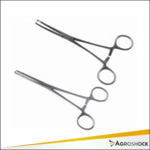 Pinça Koecher Hemostatica Curva – 18cm