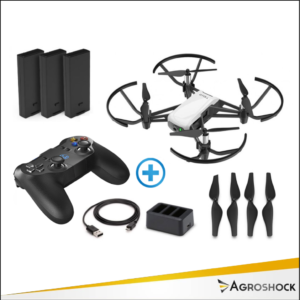 Drone DJI – Tello Boost Combo Arctic White + Radio Controle